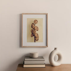 Modern Art Dried Fruits Seed Strangeness Scandinavian Canvas Poster
