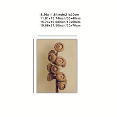Modern Art Dried Fruits Seed Strangeness Scandinavian Canvas Poster