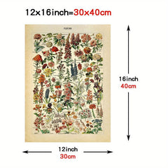 Vintage Flower Botanical Collection Poster Print 30x40