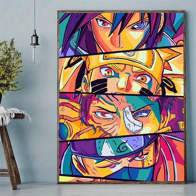 Abstract Anime Eyes Poster Canvas Painting for Living Room Office
