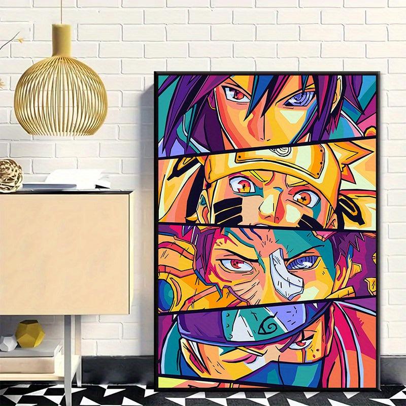 Abstract Anime Eyes Poster Canvas Painting for Living Room Office