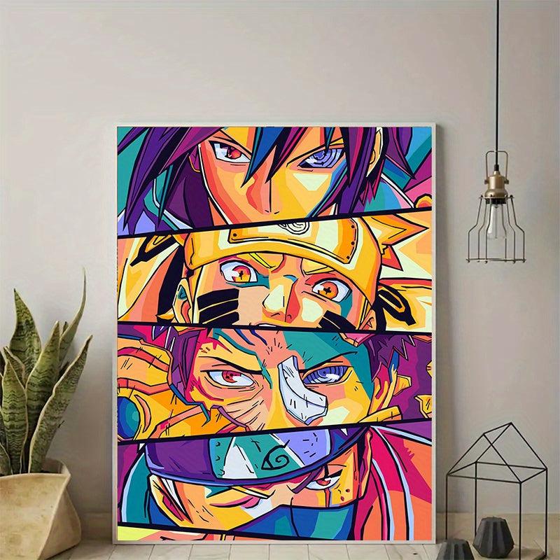 Abstract Anime Eyes Poster Canvas Painting for Living Room Office