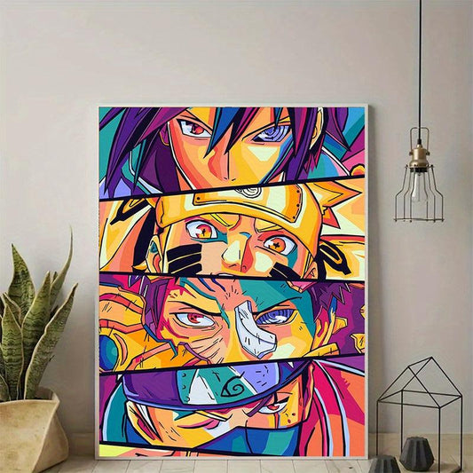 Abstract Anime Eyes Poster Canvas Painting for Living Room Office