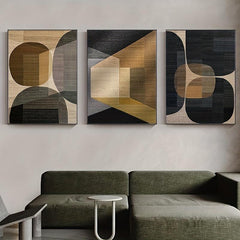3pcs Abstract Wall Art Contemporary Canvas Poster Modern Painting