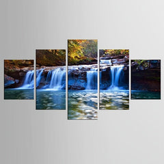 5pcs HD Landscape Canvas Painting for Home Decor