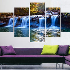 5pcs HD Landscape Canvas Painting for Home Decor