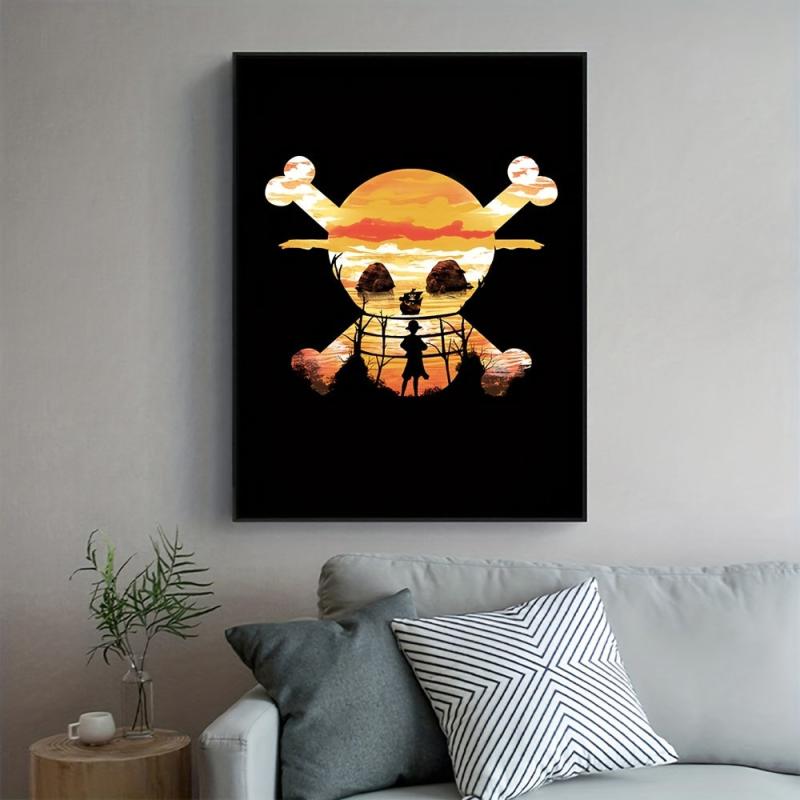 Japanese Anime Canvas Painting A Hat Poster and Prints