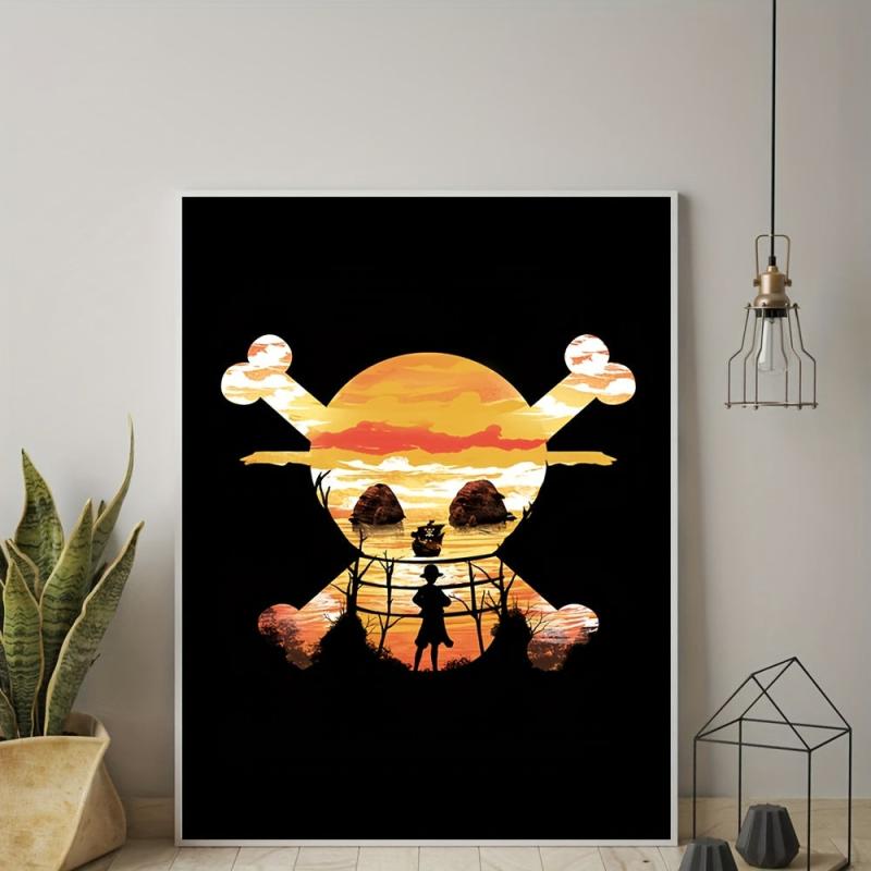 Japanese Anime Canvas Painting A Hat Poster and Prints