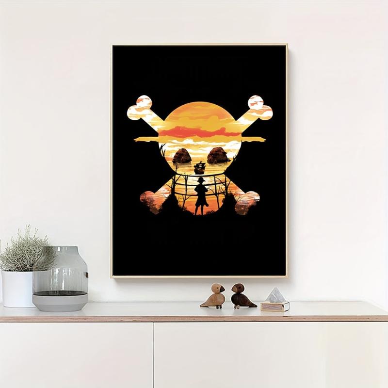 Japanese Anime Canvas Painting A Hat Poster and Prints