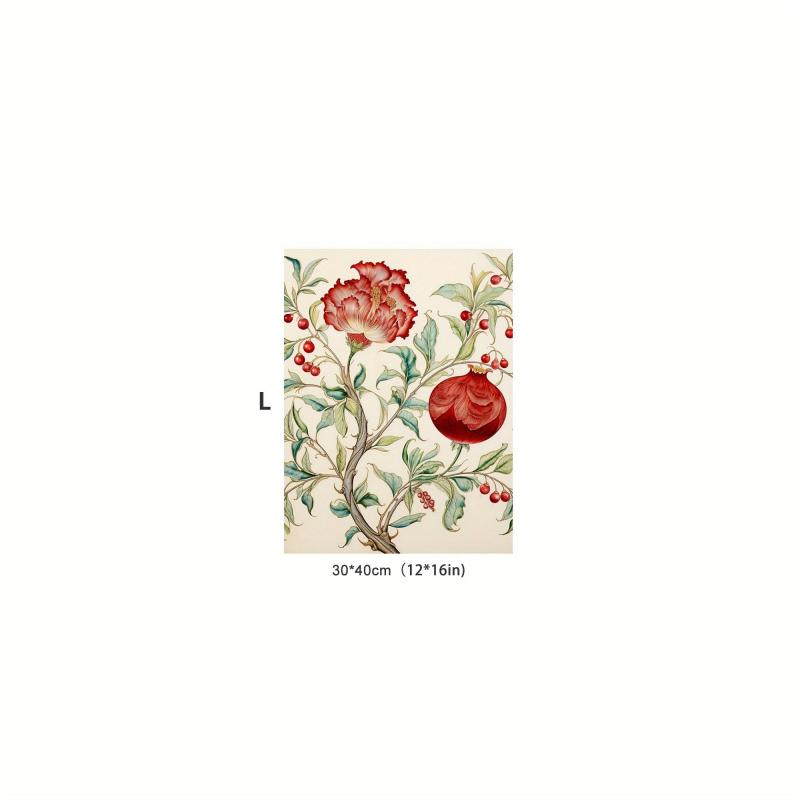Canvas Poster Modern Art Minimalist Flower & Fruit Decorative Painting