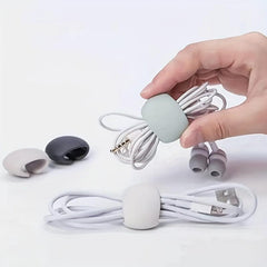 3pcs Data Cable Storage Organizer Sorting Travel Earphone Cable Winding
