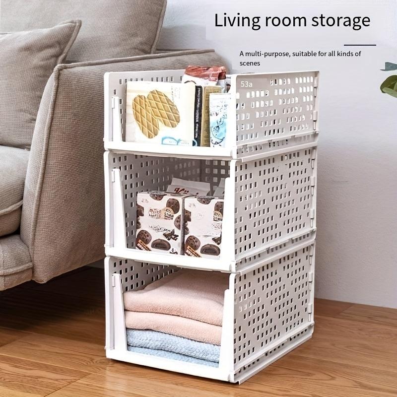 Wardrobe Layered Storage Box Drawer Divider Storage Bin Organizer Basket