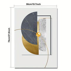 3pcs Set Modern Golden Marble Abstract Painting