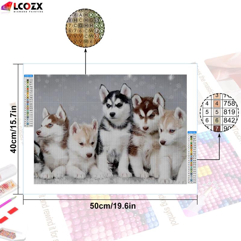 5D DIY Animal Snowflake Rhinestone Art Kit