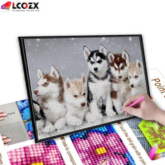5D DIY Animal Snowflake Rhinestone Art Kit