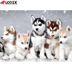 5D DIY Animal Snowflake Rhinestone Art Kit