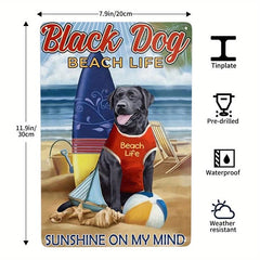 Beach Life California Dreaming Vintage Tin Sign 20x30cm