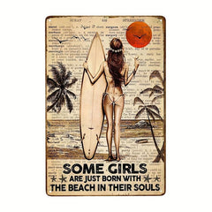 Beach Life California Dreaming Vintage Tin Sign 20x30cm