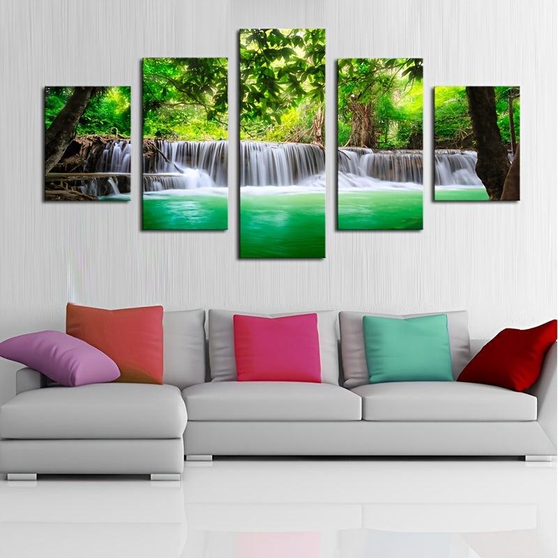 5pcs Big Tree Canvas Paintings for Home Decor