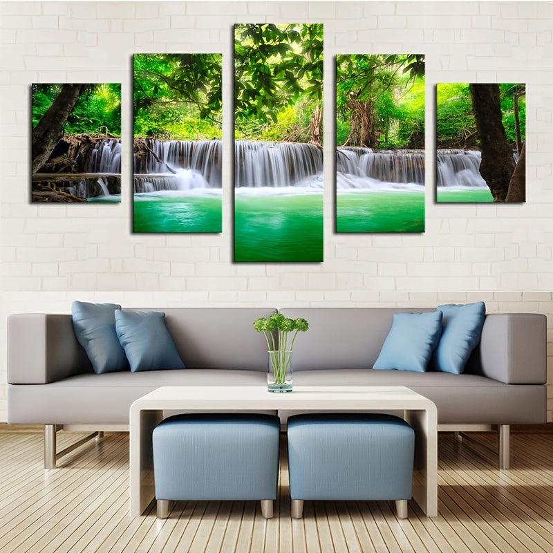 5pcs Big Tree Canvas Paintings for Home Decor