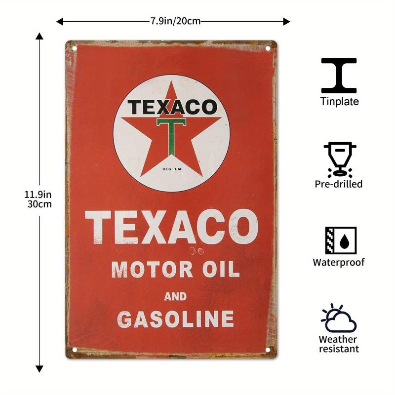 Metal Sign Garage Man Cave Vintage Gas Tin Retro Metal Signs