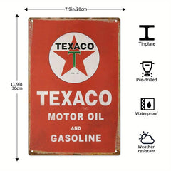 Metal Sign Garage Man Cave Vintage Gas Tin Retro Metal Signs