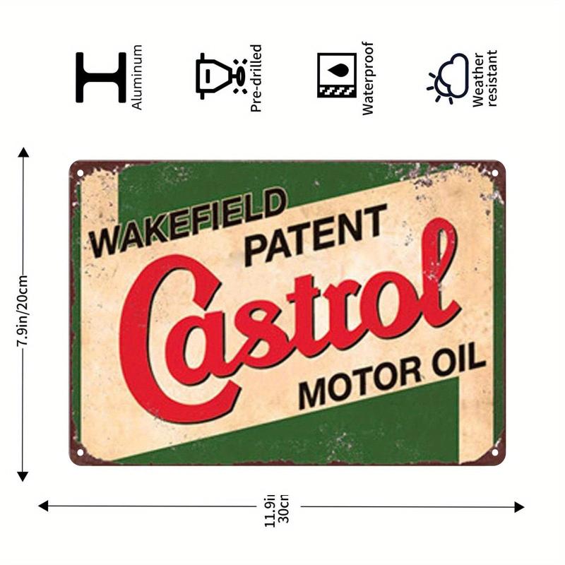 Metal Sign Garage Man Cave Vintage Gas Tin Retro Metal Signs