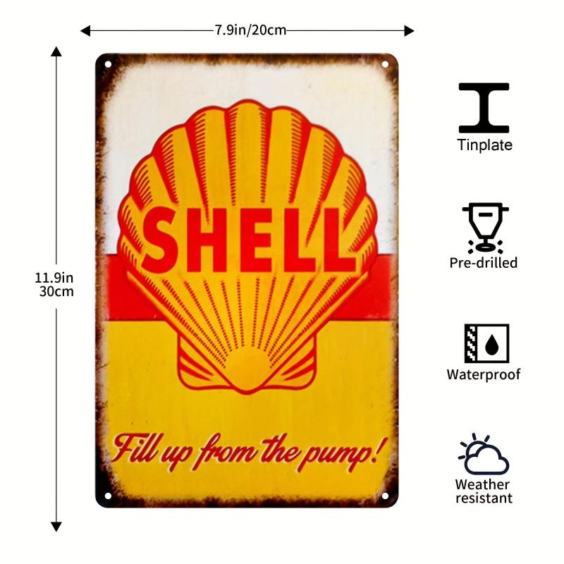 Metal Sign Garage Man Cave Vintage Gas Tin Retro Metal Signs