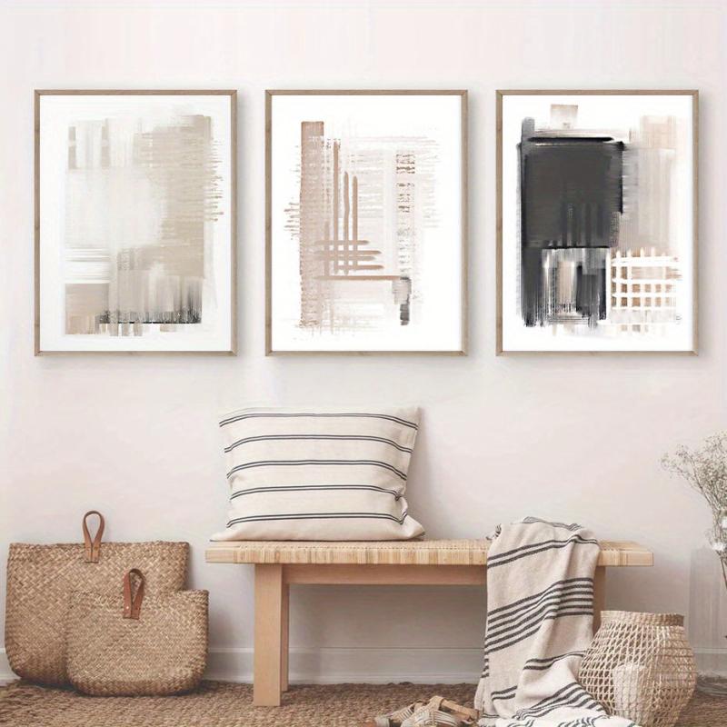 3pcs Abstract Poster Canvas Painting Boho Style Wall Art Print Morden Picture