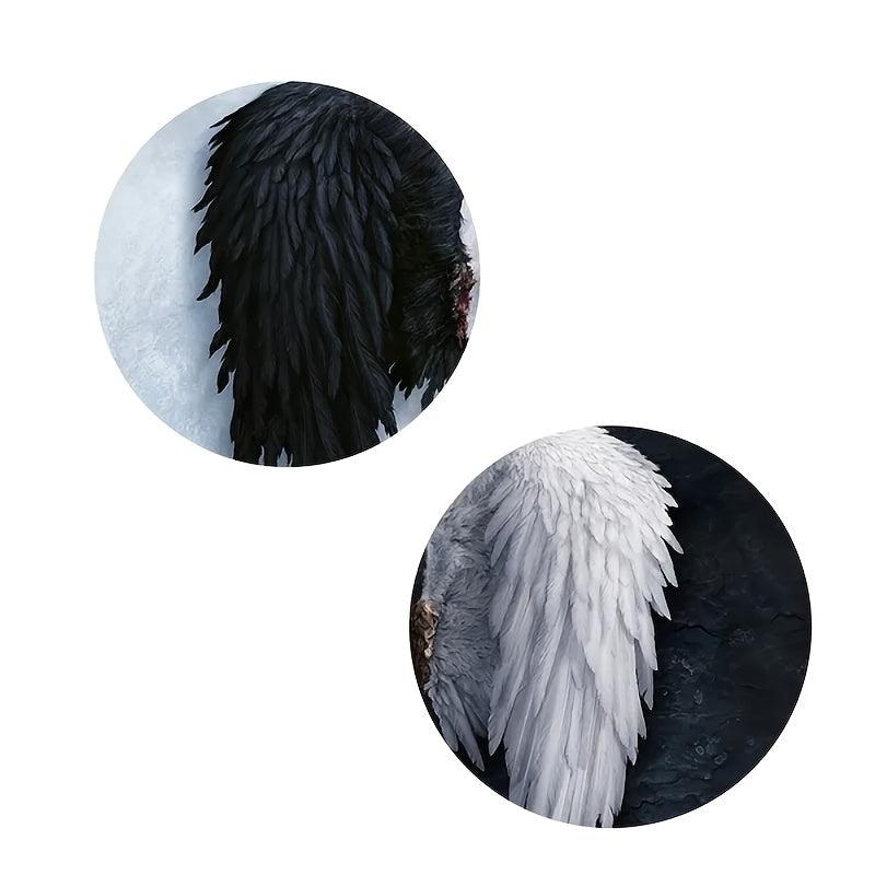 Art Paintings And Angel Wings Feather Artwork Painting For Home Wall Decor
