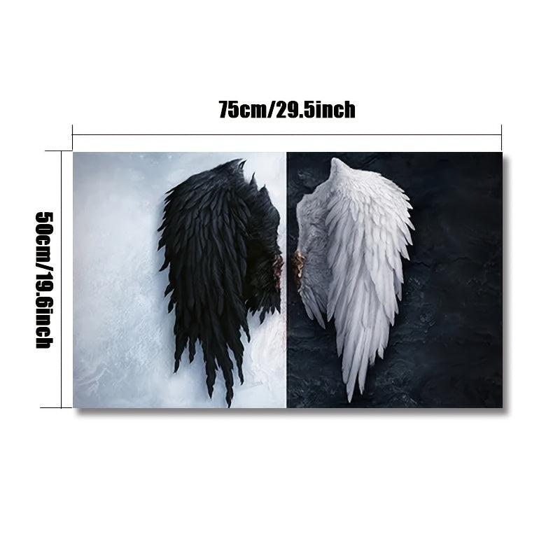 Art Paintings And Angel Wings Feather Artwork Painting For Home Wall Decor