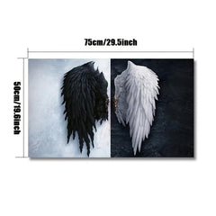 Art Paintings And Angel Wings Feather Artwork Painting For Home Wall Decor