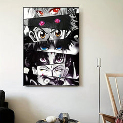 Anime Eyes Art Poster Canvas Painting Home Decor
