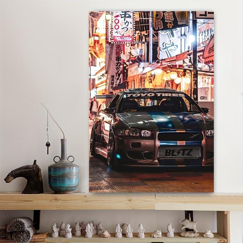 Art Canvas Painting Car Painting On Canvas Wall Art