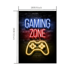 Neon Lights Game Canvas Print - Ideal Gift
