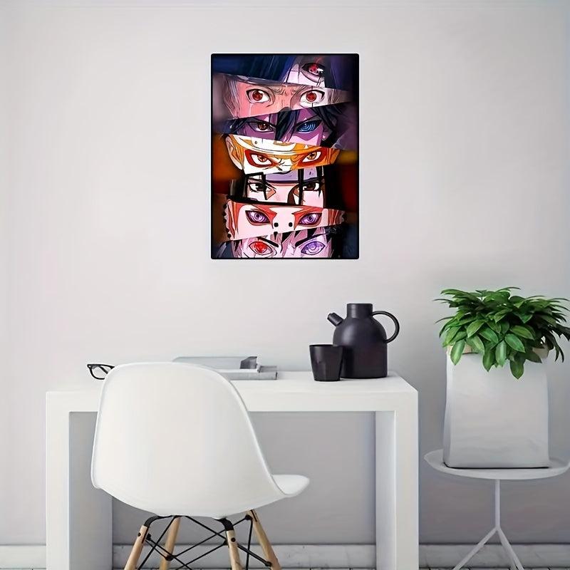 Colorful Anime Eye Painting Canvas Poster