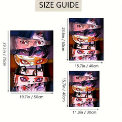 Colorful Anime Eye Painting Canvas Poster