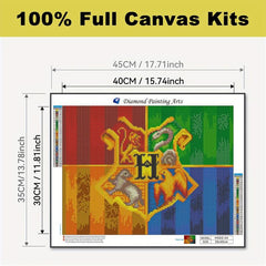 5D DIY Diamond Painting Kit: Art Mosaic Magic Gemstone Full Drill Embroidery Cro