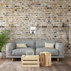 Canvas Poster Modern Art Rustic Head Toilet Paper Funny Cow Bathroom