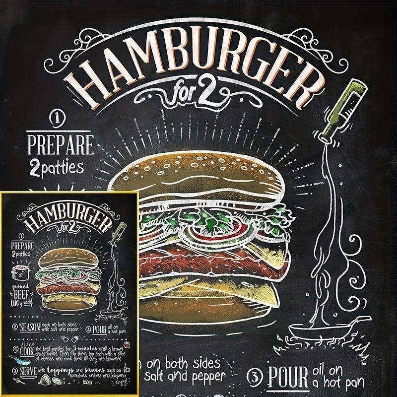 Retro Fast Food Bread Posters for Restaurant Home Bar Cafe Kitchen