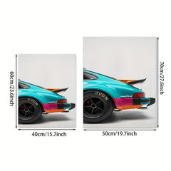 Canvas Racing Car Painting Wall Art Decor