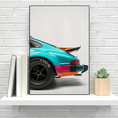 Canvas Racing Car Painting Wall Art Decor