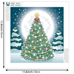 5D DIY Diamond Painting Christmas Tree Rhinestone Craft Wall Art Kit