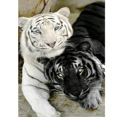 DIY Tiger Diamond Painting Set 5D Rhinestone Craft Wall Art 7.87x11.81in