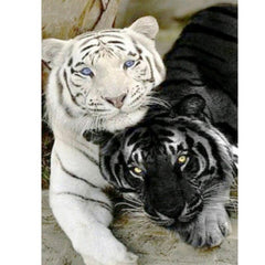 DIY Tiger Diamond Painting Set 5D Rhinestone Craft Wall Art 7.87x11.81in