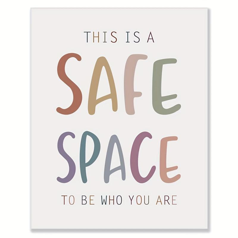 Canvas Poster Modern Art Security Space Wall Decor Kids Room Wall Art