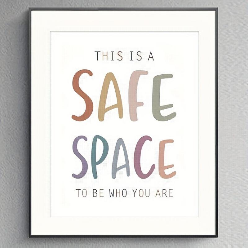 Canvas Poster Modern Art Security Space Wall Decor Kids Room Wall Art