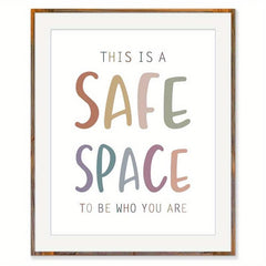 Canvas Poster Modern Art Security Space Wall Decor Kids Room Wall Art
