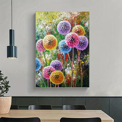 Colorful Dandelion Diamond Painting Kit - DIY 5D Diamond Art