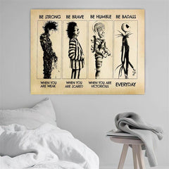 Halloween Alien Painting On Canvas Wall Art